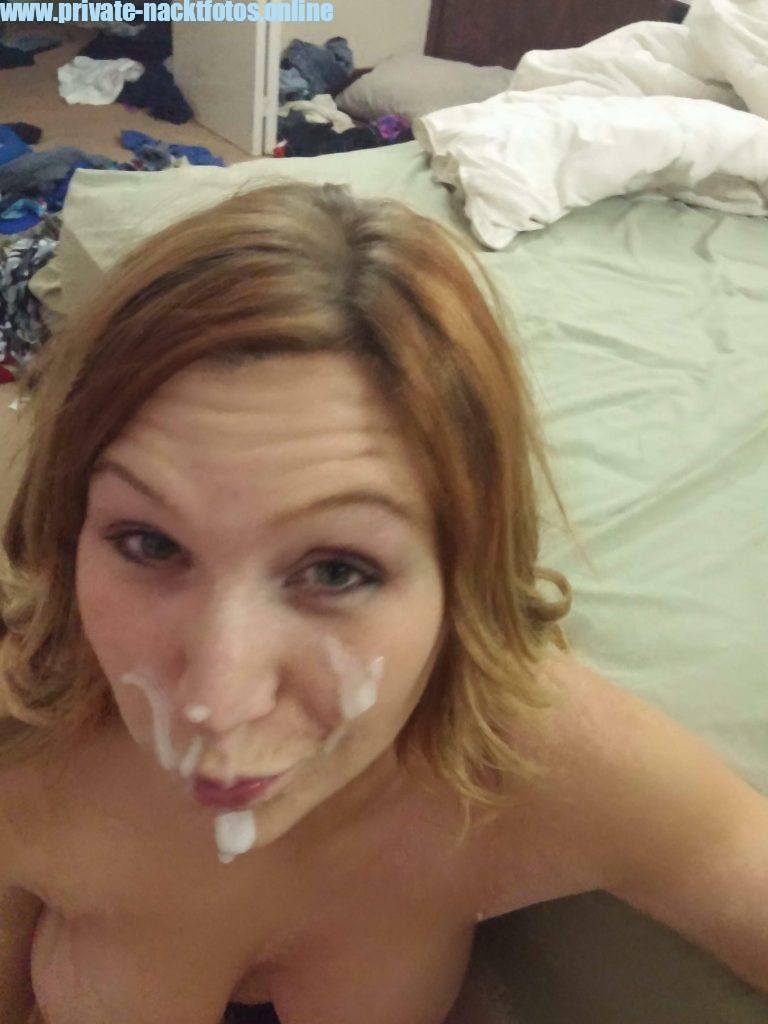 Freche Ehefrau Wird Im Gesicht Mit Sperma Besudelt